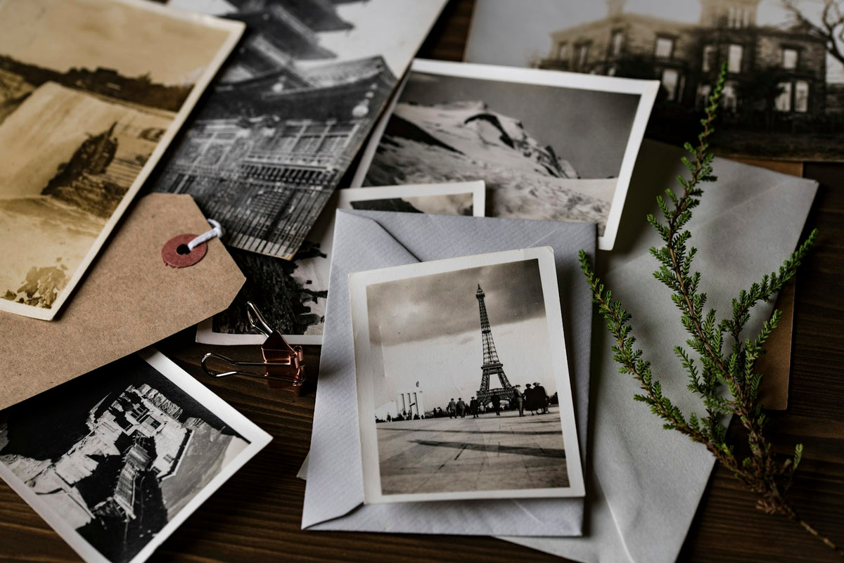 Cartes postales vintage et enveloppes