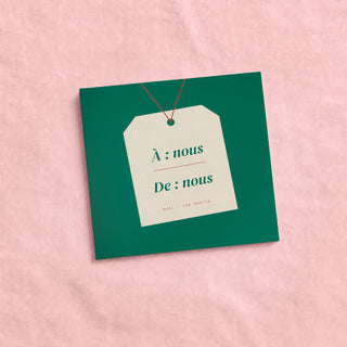 Étiquette cadeau