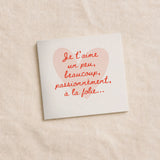 Un peu, beaucoup..