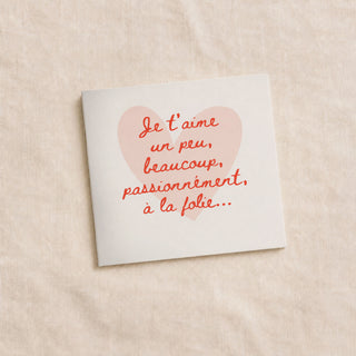 Un peu, beaucoup..